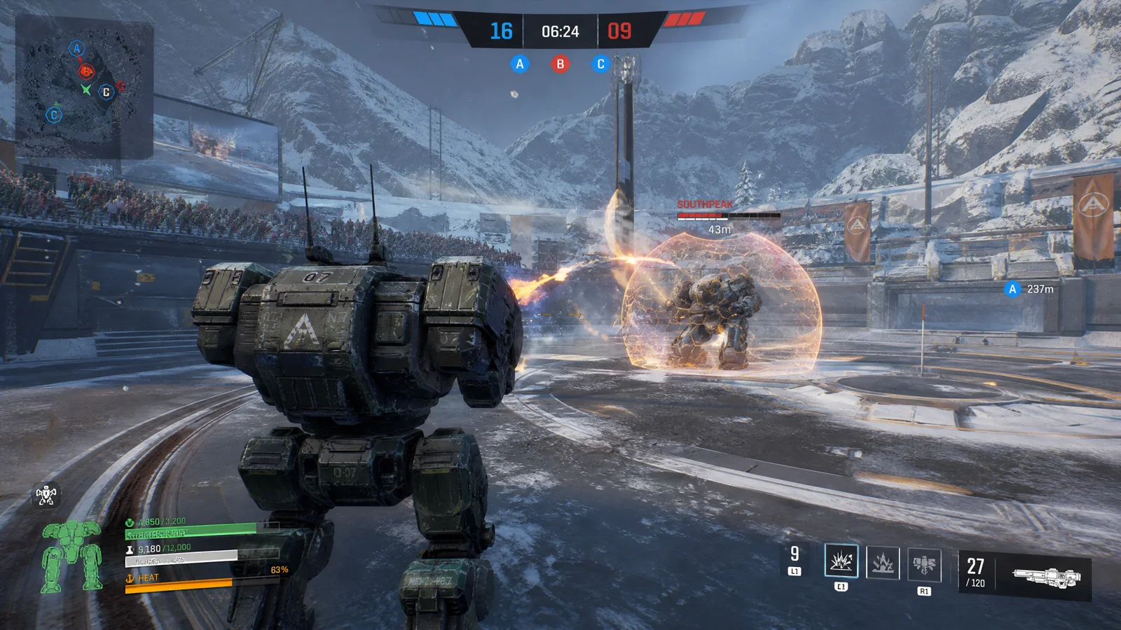 Alpine Mech League gameplay